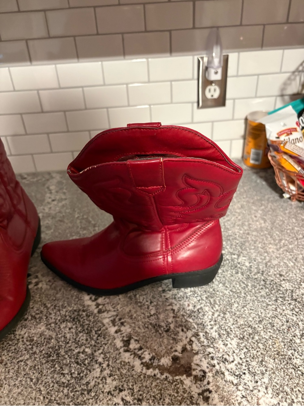 Red Rampage Cowboy Boots - Picture 5 of 9